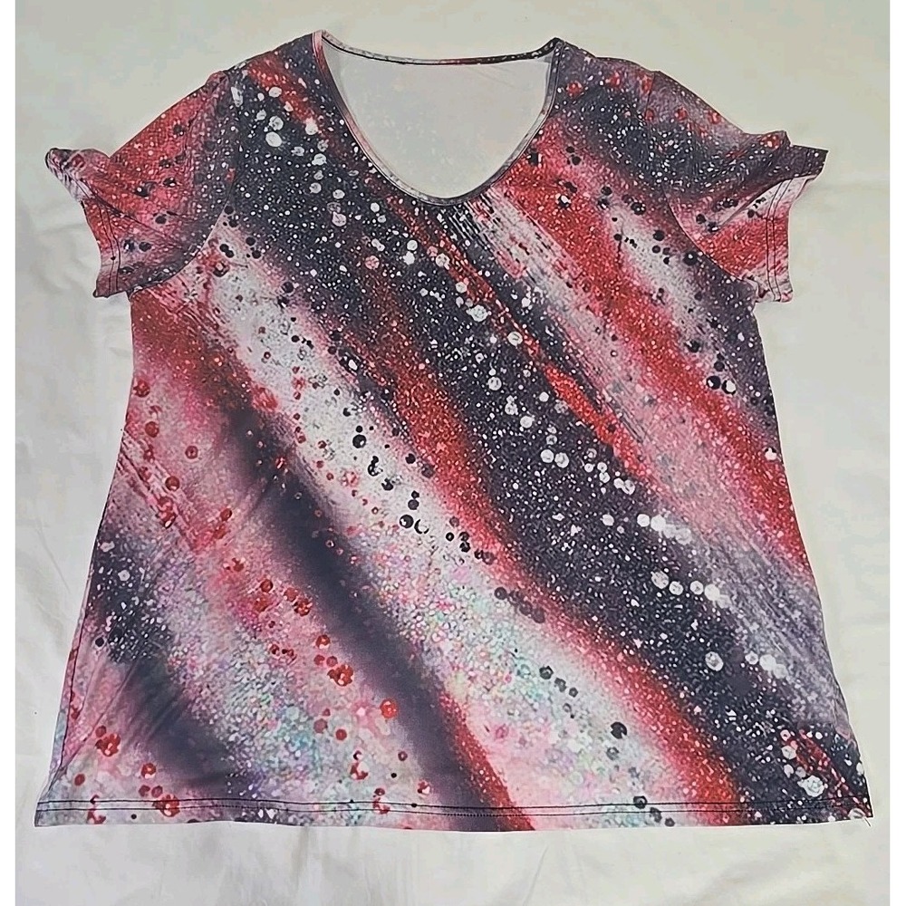 Shein Curve Women's 0XL‎ Short-Sleeve Shirt